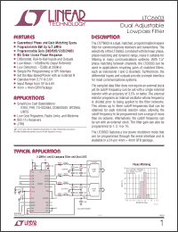 Click here to download LTC6603IUF-PBF Datasheet