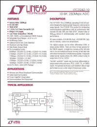 Click here to download LTC2242CUP-10-TRPBF Datasheet