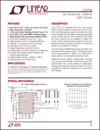 Click here to download LT3754EUHPBF Datasheet