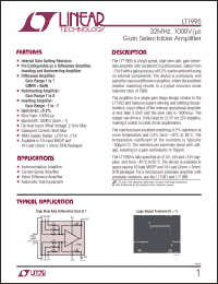 Click here to download LT1995CMS Datasheet