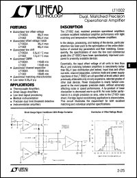 Click here to download LT1002MJ/883 Datasheet