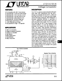 Click here to download LT1011MH/883 Datasheet