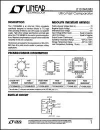 Click here to download LT1016MH/883B Datasheet