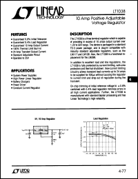 Click here to download LT1038MK/883B Datasheet