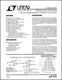 Click here to download LT1079CJ Datasheet