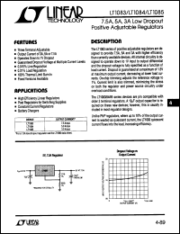 Click here to download LT1084IK Datasheet