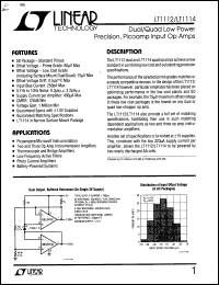 Click here to download LT1112CJ8 Datasheet