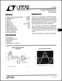 Click here to download LT1194AMJ8 Datasheet