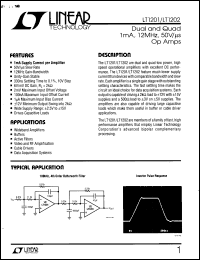 Click here to download LT1202CN Datasheet