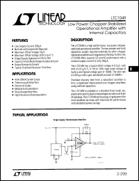 Click here to download LTC1049MJ8 Datasheet
