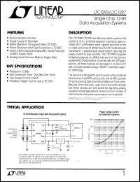 Click here to download LTC1292CIN Datasheet