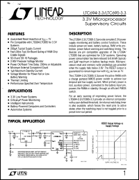 Click here to download LTC695CN3.3 Datasheet