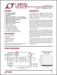 Click here to download LTC2208CUP-14 Datasheet