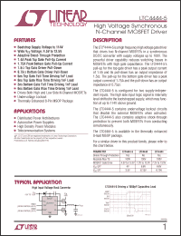 Click here to download LTC4444EMS8E-5-PBF Datasheet