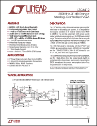 Click here to download LTC6412IUF Datasheet