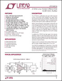 Click here to download LTC6416 Datasheet