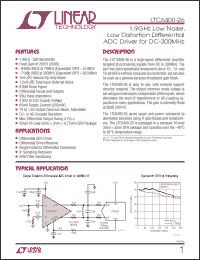 Click here to download LTC6400IUD-26-PBF Datasheet