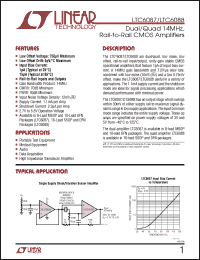 Click here to download LTC6088CGN-TRPBF Datasheet