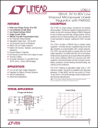 Click here to download LT3011EDDPBF Datasheet