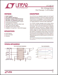 Click here to download LTC4219CDHC-5-PBF Datasheet