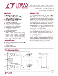 Click here to download LTC2288CUP Datasheet