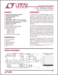 Click here to download LTC2273CUJ Datasheet