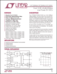 Click here to download LTC2292CUP Datasheet