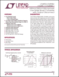 Click here to download LT3495BEDDB-PBF Datasheet