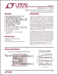 Click here to download LT5575EUF-PBF Datasheet