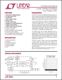 Click here to download LTC2216IUP-TRPBF Datasheet