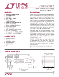 Click here to download LTC2215IUP-TRPBF Datasheet