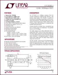 Click here to download LTC2220CUP-1 Datasheet