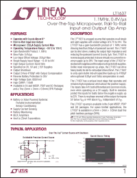Click here to download LT1637HS8 Datasheet