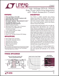 Click here to download LT3437HFE Datasheet