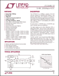 Click here to download LTC2242CUP-12 Datasheet