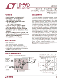 Click here to download LT5571 Datasheet