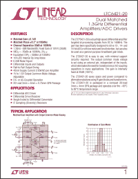 Click here to download LTC6421-20 Datasheet