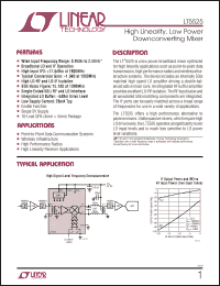 Click here to download LT5525EUF Datasheet