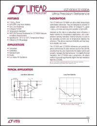 Click here to download LTZ1000ACH-PBF Datasheet
