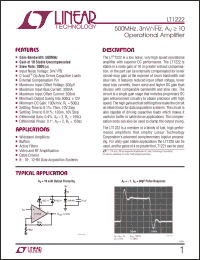 Click here to download LT1222IS8 Datasheet