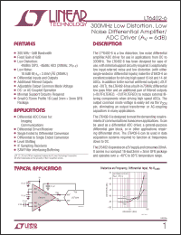 Click here to download LT6402IUD-6-TRPBF Datasheet