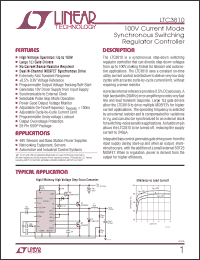 Click here to download LTC3810EG-TRPBF Datasheet