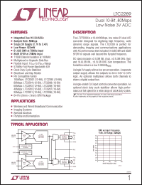 Click here to download LTC2289IUP Datasheet