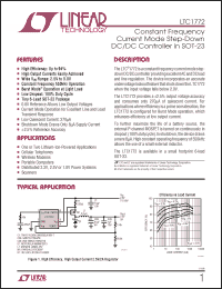 Click here to download LTC1772ES6 Datasheet