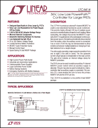 Click here to download LTC4414IMS8 Datasheet