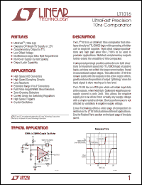 Click here to download LT1016_03 Datasheet