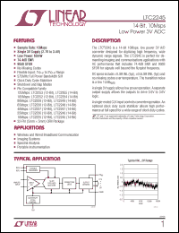 Click here to download LTC2245CUH Datasheet