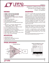 Click here to download LT6411IUD Datasheet