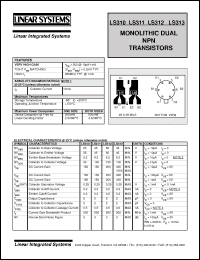 Click here to download LS311 Datasheet