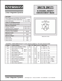 Click here to download 3N170-1 Datasheet